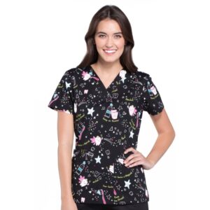 POLERA MUJER CHEROKEE PRINTS CK 616 TOFR