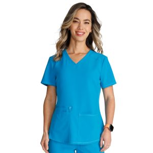 POLERA MUJER CHEROKEE CKA685 CYAN