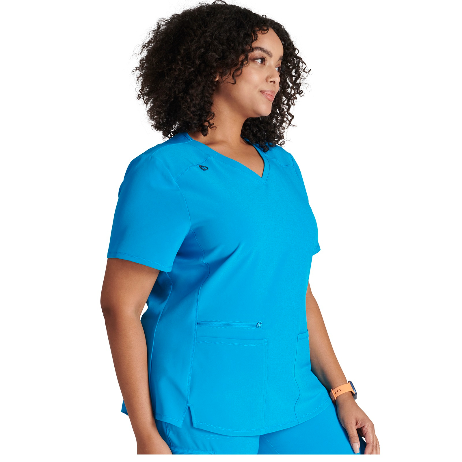 POLERA MUJER CHEROKEE CKA685 CYAN - Imagen 3